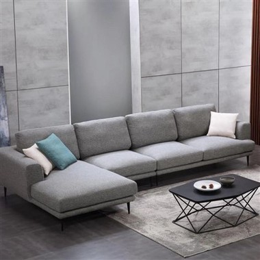 Minimalismi hallist riidest nurgadiivan