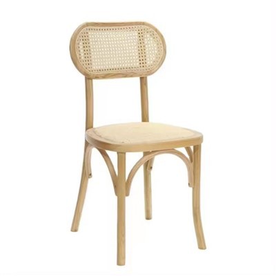 Pulma originaal puidust vitstest ümara seljaga söögitoolid